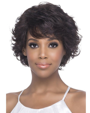 100% Human Hair Short Pixie Curly Wig - Wigtrends