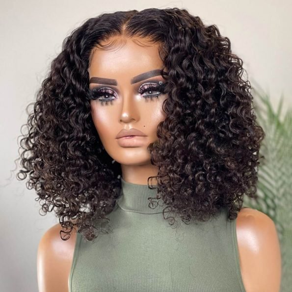 13×4 Bouncy Deep Curly Hair Wig 180% Density - Wigtrends
