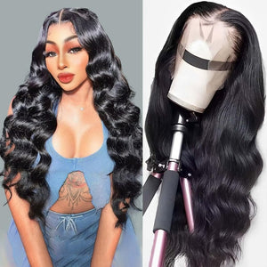 13x4 Body Wave HD Lace Front Wigs Human Hair Glueless Bob Wigs - Wigtrends