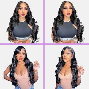 13x4 Body Wave HD Lace Front Wigs Human Hair Glueless Bob Wigs - Wigtrends