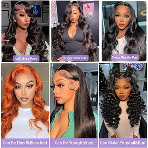 13x4 Body Wave HD Lace Front Wigs Human Hair Glueless Bob Wigs - Wigtrends