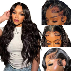 13x4 Body Wave HD Lace Front Wigs Human Hair Glueless Bob Wigs - Wigtrends