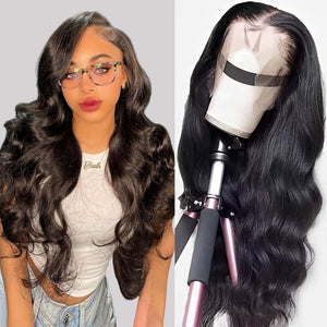 13x4 Body Wave HD Lace Front Wigs Human Hair Glueless Bob Wigs - Wigtrends