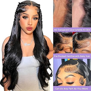 13x4 Body Wave HD Lace Front Wigs Human Hair Glueless Bob Wigs - Wigtrends