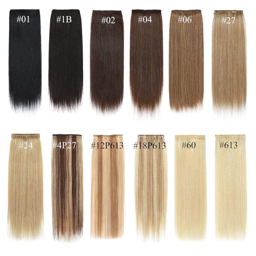 2 Pcs Short Hair Extensions Clip in Human Hair 6 Inch 20g Hairpiece Toppers for Women With Thinning Hair - Wigtrends
