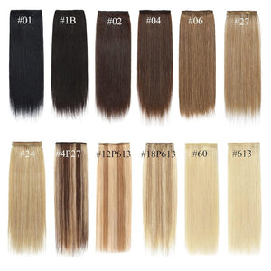 2 Pcs Short Hair Extensions Clip in Human Hair 6 Inch 20g Hairpiece Toppers for Women With Thinning Hair - Wigtrends