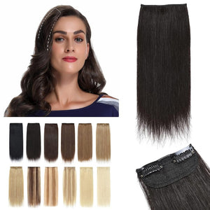 2 Pcs Short Hair Extensions Clip in Human Hair 6 Inch 20g Hairpiece Toppers for Women With Thinning Hair - Wigtrends