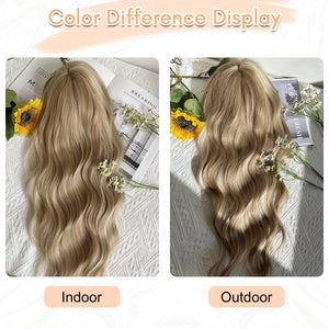 20Inch Wavy Hair Topper for Women Add Volume&Cover Thinning Hair with Natural Looking Hair Piece - Wigtrends