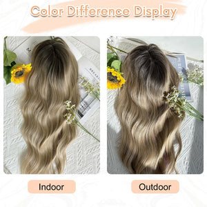 20Inch Wavy Hair Topper for Women Add Volume&Cover Thinning Hair with Natural Looking Hair Piece - Wigtrends