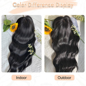 20Inch Wavy Hair Topper for Women Add Volume&Cover Thinning Hair with Natural Looking Hair Piece - Wigtrends