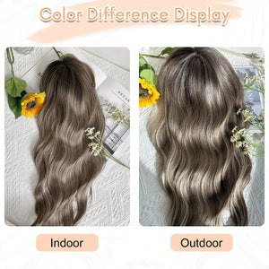 20Inch Wavy Hair Topper for Women Add Volume&Cover Thinning Hair with Natural Looking Hair Piece - Wigtrends