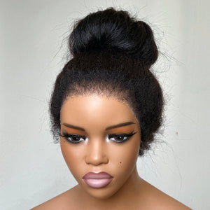 360 Lace Frontal Kinky Edges Ventilated Wig - Wigtrends
