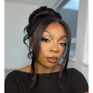 360 Lace Frontal Kinky Edges Ventilated Wig - Wigtrends