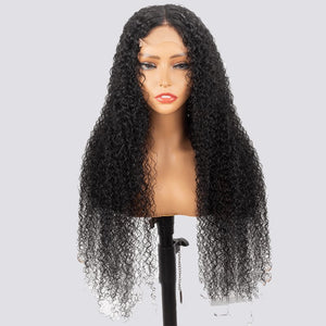 4*4 Lace Closure Jerry Curly Wigs - Wigtrends