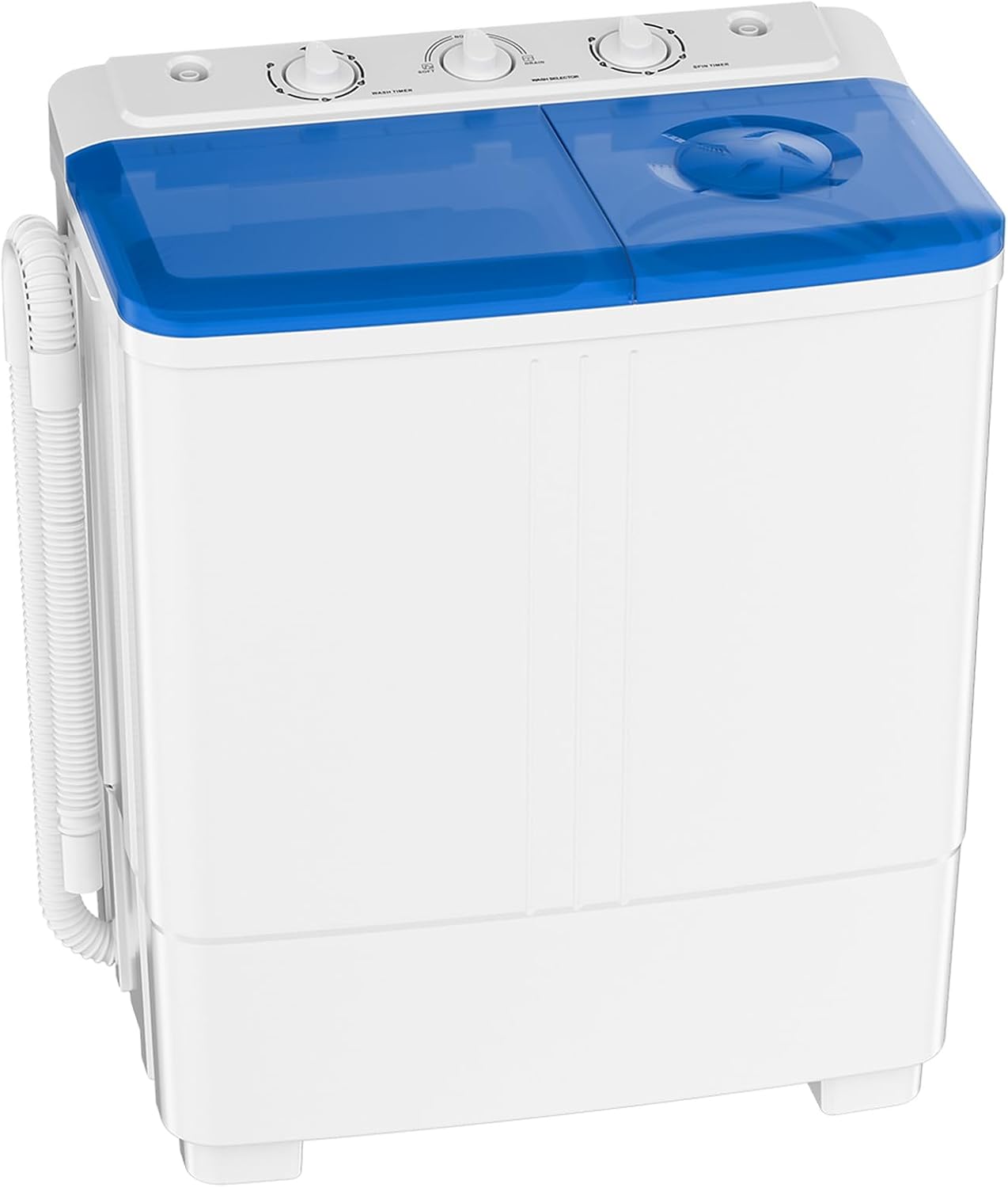 Auertech Portable Washing Machine 28lb Twin Tub Washing Machine Mini Compact Washing Machine with Drain Pump