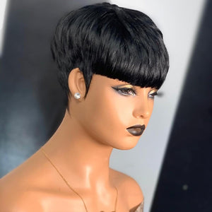 Pixie Cut Wigs for Black Women Human Hair Trend Colored Wigs Short Layered Pixie Wigs - Wigtrends