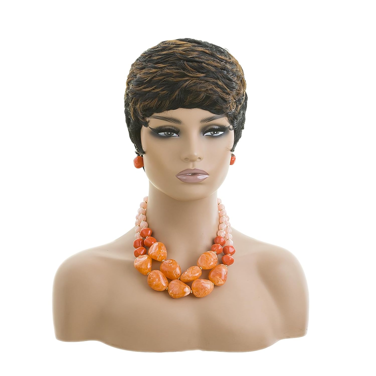 Grey Pixie Wigs for Black Women Grey Pixie Cut Short Wavy Layered Human Hair Wigs - Wigtrends