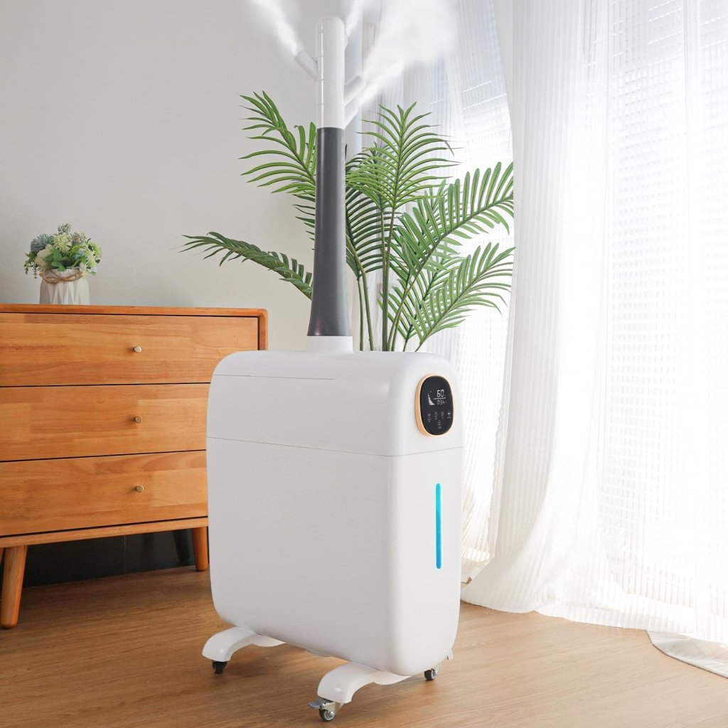 6.6Gal/25L Large Humidifier Whole House Humidifier 3000 sq.ft - Wigtrends