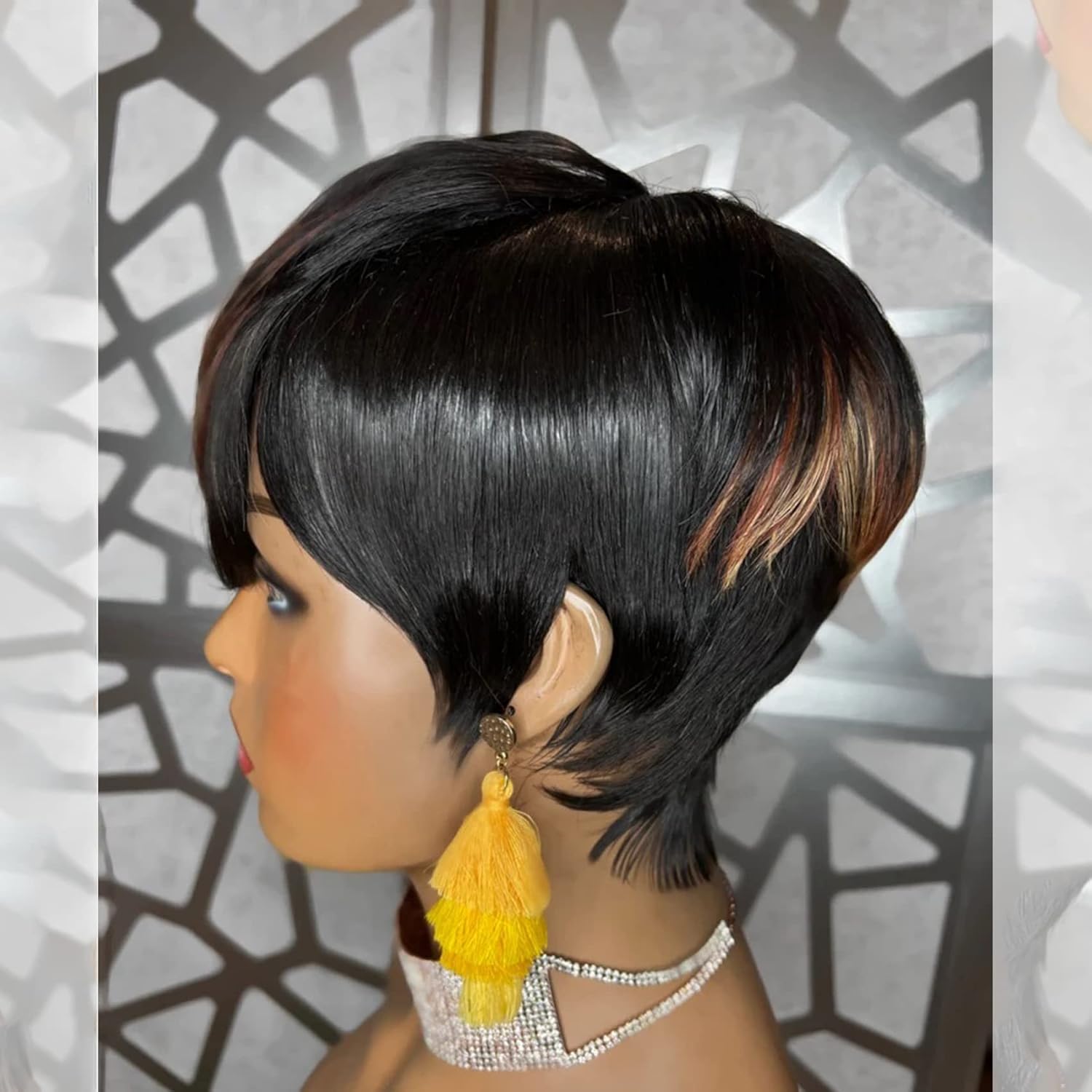 Pixie Cut Wigs for Black Women Human Hair Trend Colored Wigs Short Layered Pixie Wigs - Wigtrends