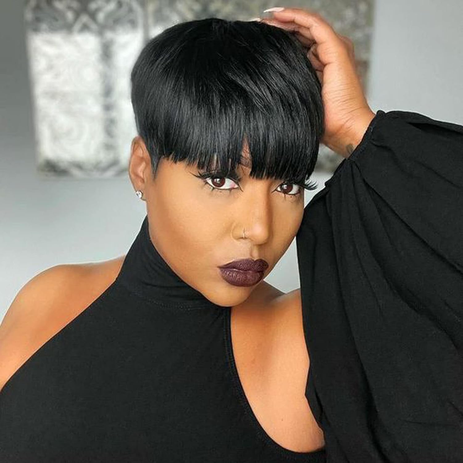 Pixie Cut Wigs for Black Women Human Hair Trend Colored Wigs Short Layered Pixie Wigs - Wigtrends