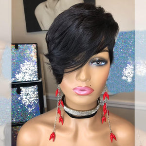 Pixie Cut Wigs for Black Women Human Hair Trend Colored Wigs Short Layered Pixie Wigs - Wigtrends