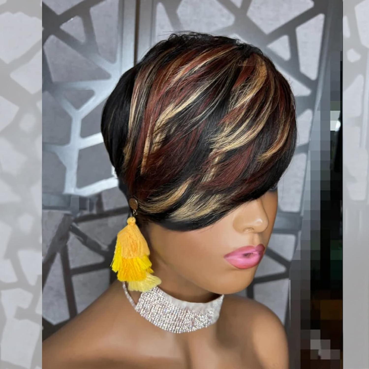 Pixie Cut Wigs for Black Women Human Hair Trend Colored Wigs Short Layered Pixie Wigs - Wigtrends