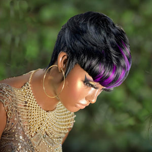 Pixie Cut Wigs for Black Women Human Hair Trend Colored Wigs Short Layered Pixie Wigs - Wigtrends