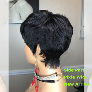 Pixie Cut Wigs for Black Women Human Hair Trend Colored Wigs Short Layered Pixie Wigs - Wigtrends