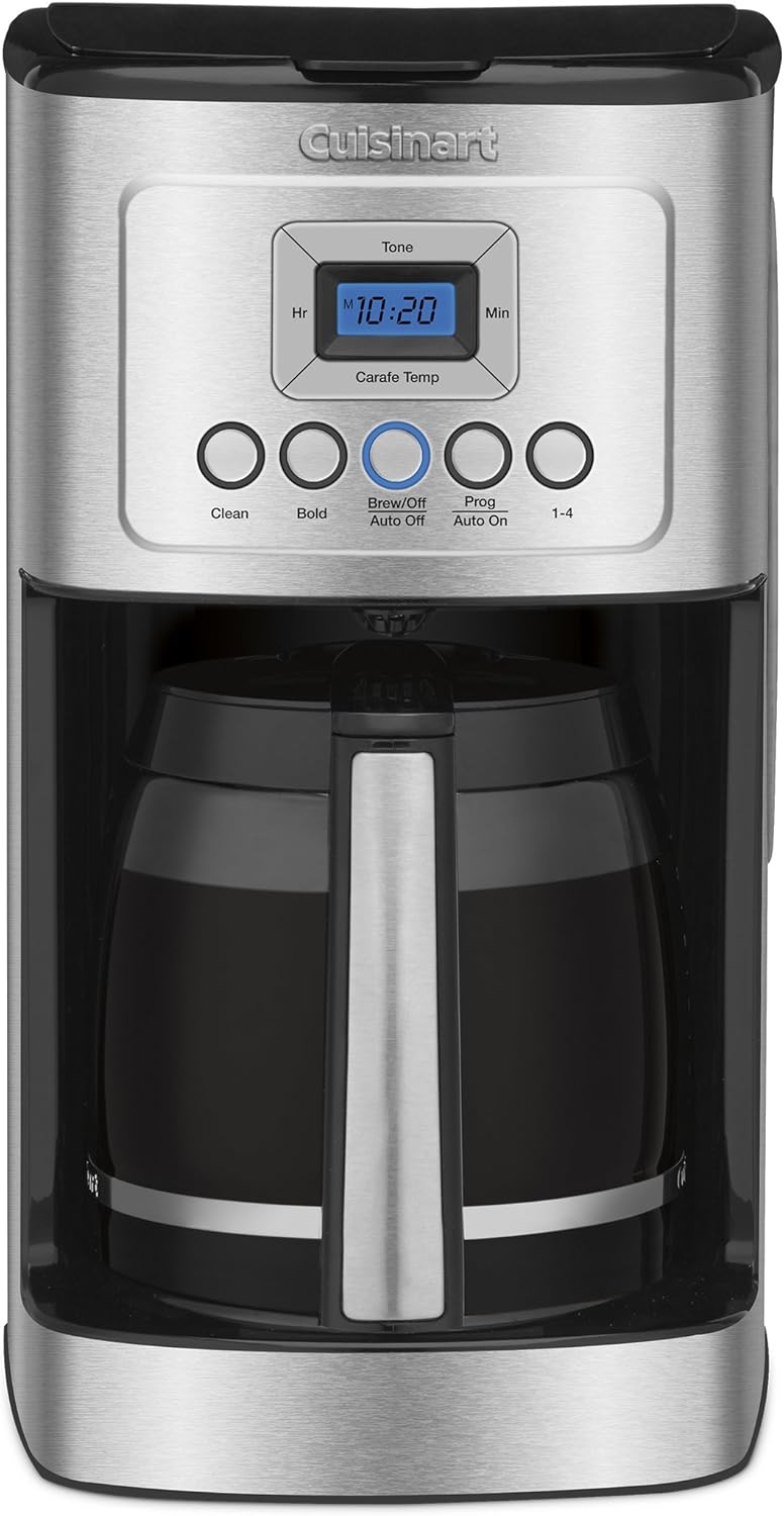 Cuisinart DCC-3200P1 Coffee Maker Fully Automatic with Brew Strength Control, 1-4 Cup Setting