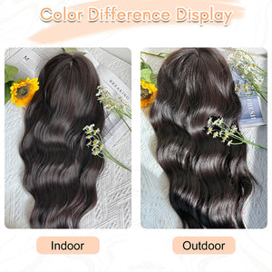 20Inch Wavy Hair Topper for Women Add Volume&Cover Thinning Hair with Natural Looking Hair Piece - Wigtrends