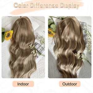 20Inch Wavy Hair Topper for Women Add Volume&Cover Thinning Hair with Natural Looking Hair Piece - Wigtrends