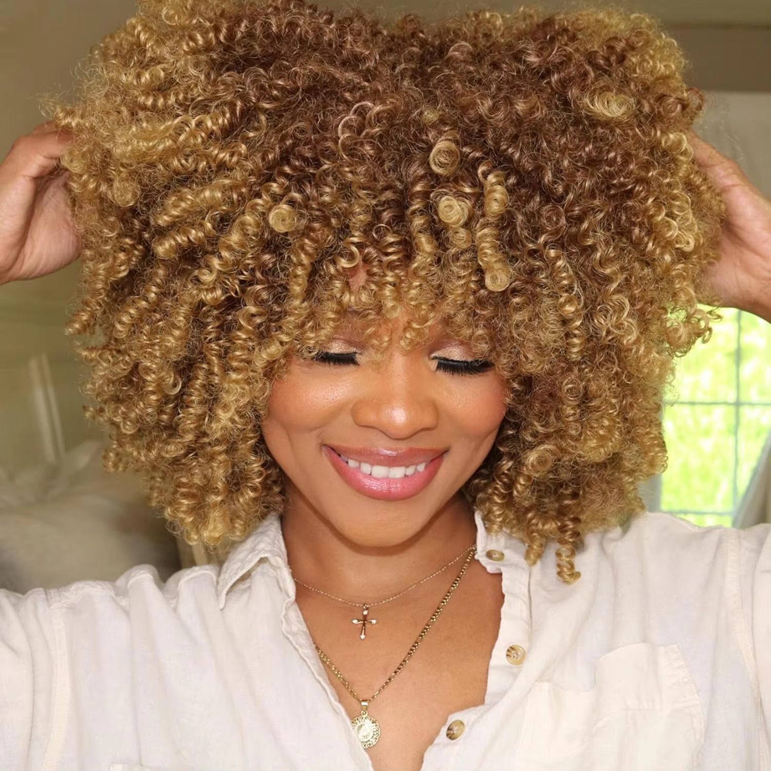 Afro Kinky Curly Lace Front Wig
