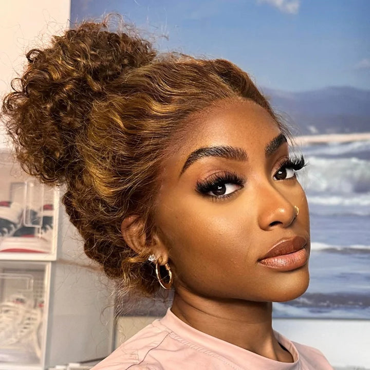 Natural Looking Water Wave Human Hair with Adjustable Strap