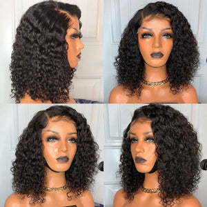 Afro Style Short Cut Curly Bob Wigs - Wigtrends