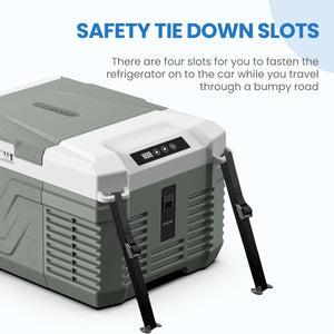 Alpicool 12 Volt Refrigerator 12V Car Fridge 10 Quart Small Car Refrigerator Portable Fridge 12/24V DC 110~240 Volt AC for Truck RV Camper SUV Portable Freezer Electric Cooler for Camping ( - 4℉ - 68℉) - Wigtrends