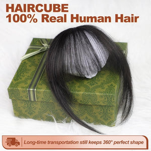 Bangs Hair Clip 100% Real Human Hair Bangs Clip in Hair Extensions Fake Hairpieces - Wigtrends