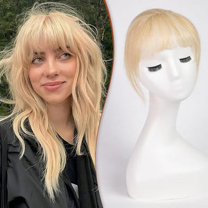 Bangs Hair Clip 100% Real Human Hair Bangs Clip in Hair Extensions Fake Hairpieces - Wigtrends