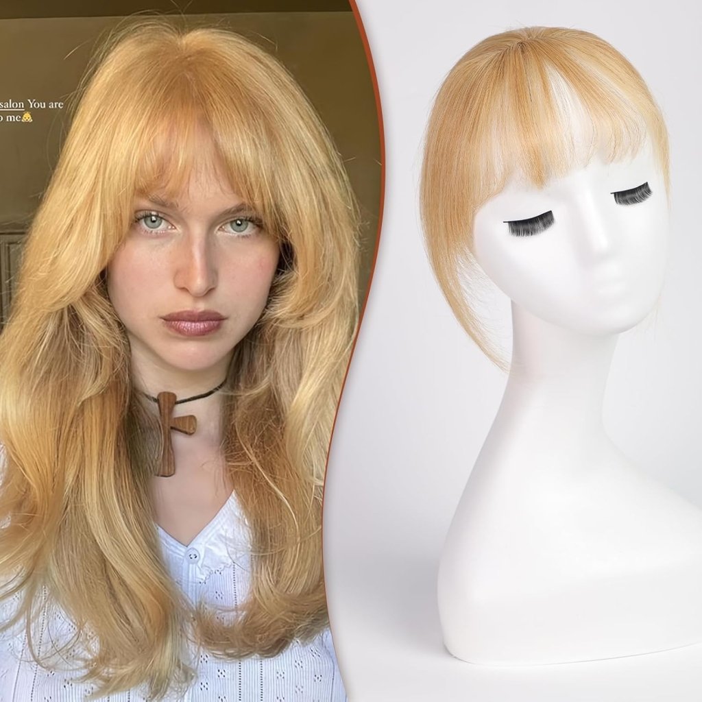 Bangs Hair Clip 100% Real Human Hair Bangs Clip in Hair Extensions Fake Hairpieces - Wigtrends