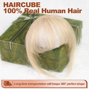 Bangs Hair Clip 100% Real Human Hair Bangs Clip in Hair Extensions Fake Hairpieces - Wigtrends