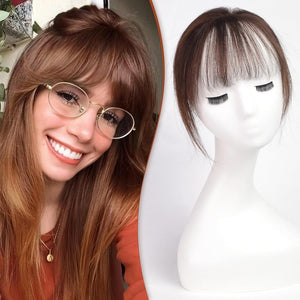 Bangs Hair Clip 100% Real Human Hair Bangs Clip in Hair Extensions Fake Hairpieces - Wigtrends