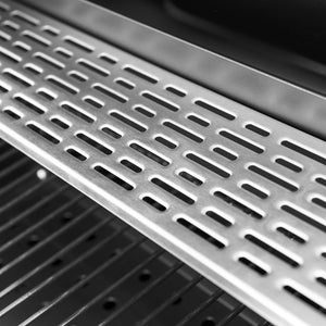 Barbecue a carbone Friend con doppia griglia e regolazione del cestello, barbecue a carbone con coperchio, termometro, ripiani pieghevoli, barbecue a carbone professionale in acciaio - Wigtrends