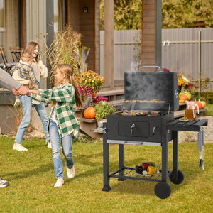 Barbecue a carbonella Toronto Click antracite/acciaio inossidabile - Wigtrends