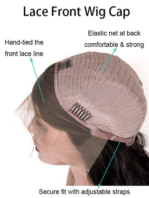 Black Women Wigs Lace Front Layered Wigs Long Synthetic Wigs - Wigtrends