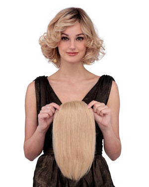 Blonde Wigs Hair Piece piece Monofilament Human Hair Wig - Wigtrends