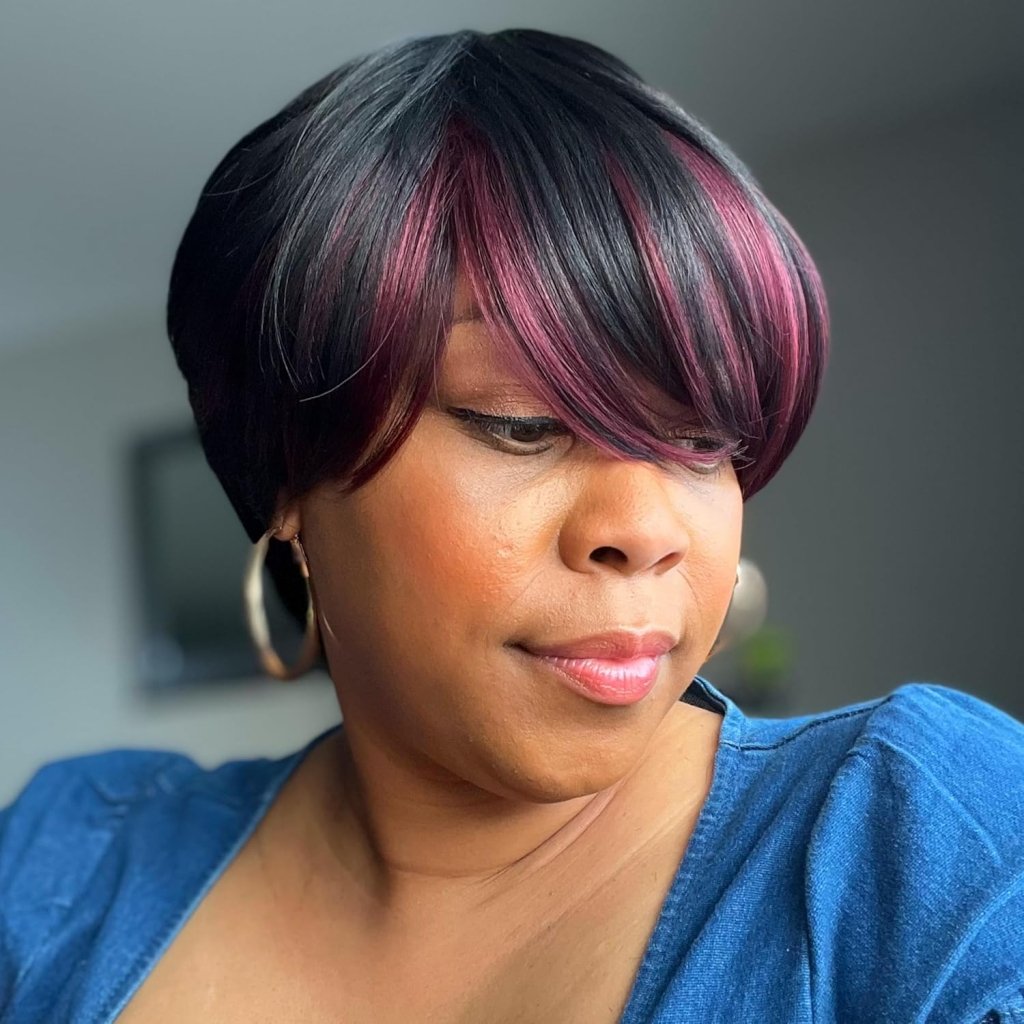 Bob Wig With Bangs Short Bob Wig For Black Women Light Yaki Straight Human hair Wigs - Wigtrends