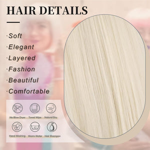 Bob Wig with Bangs Short Straight Wigs for Women Silver White Bob Hair Wig(12Inch) - Wigtrends