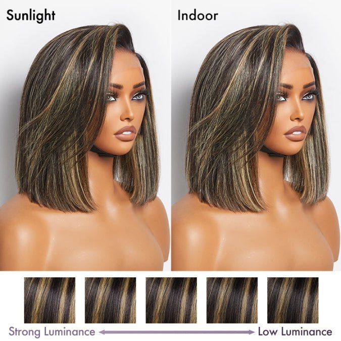 Breathable Lace Front Wigs Summer Bob Human Hair - Wigtrends