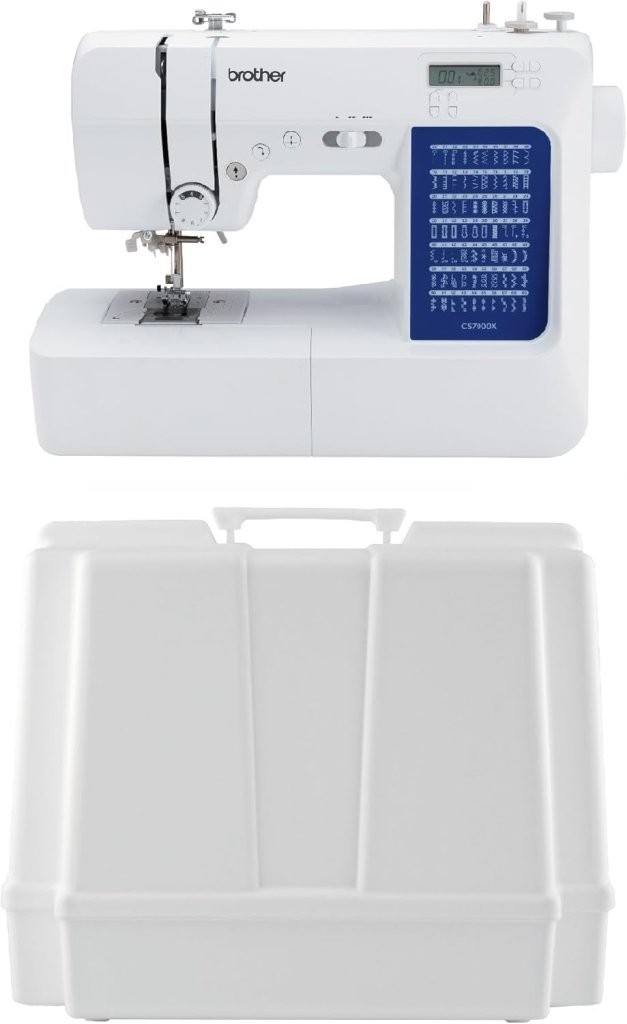 Brother CS7000X Computerized Sewing and Quilting Machine, 70 Built - in Stitches, LCD Display, Wide Table, 10 Included Feet - Wigtrends