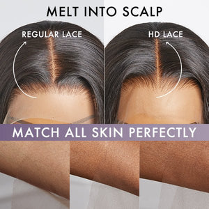 Brown Highlights Loose Wave Glueless 5x5 Closure HD Lace Wig - Wigtrends