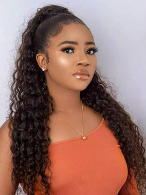 Classical Deep Wave Clip-In Ponytail Extension - Wigtrends
